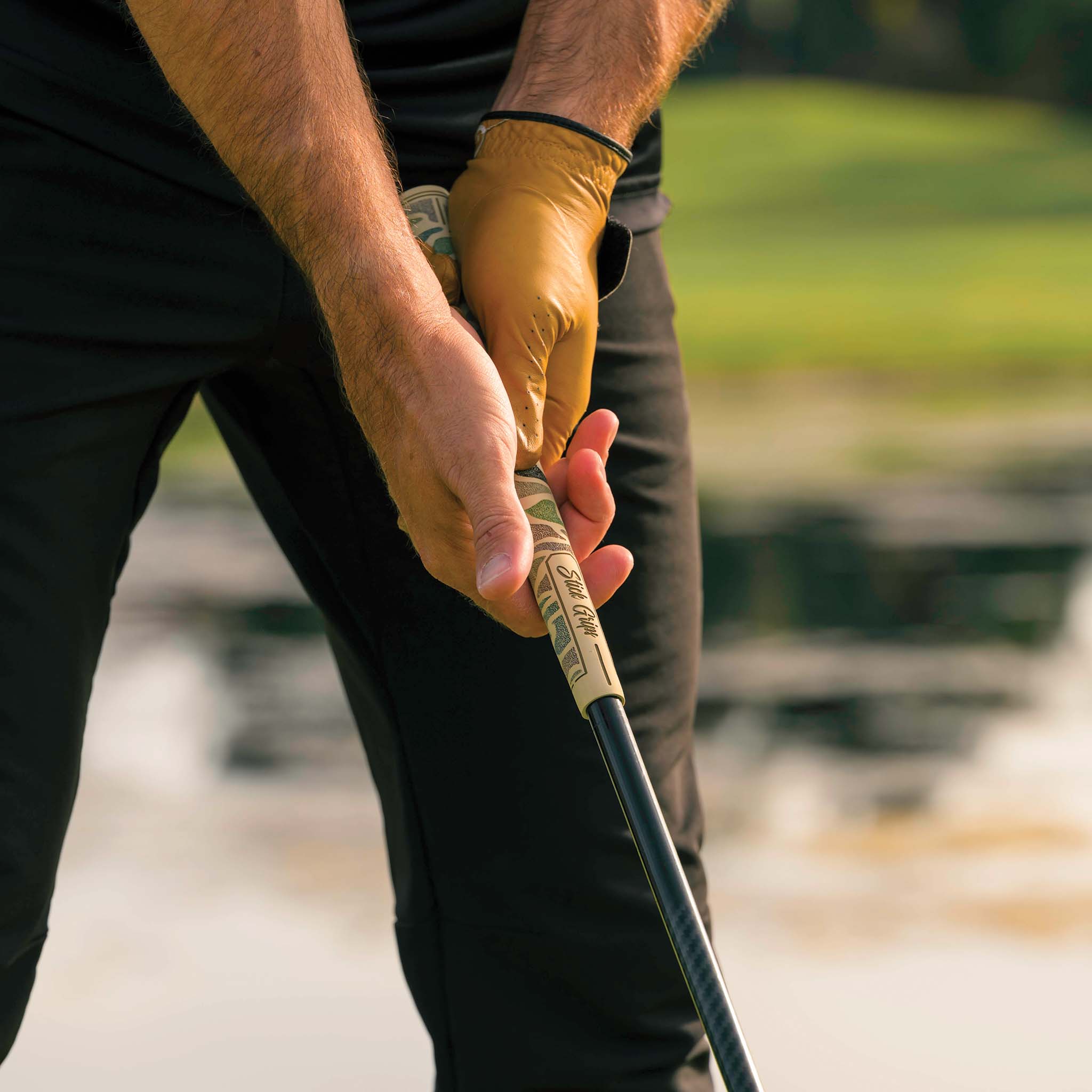 Camo golf grip lifestyle shot