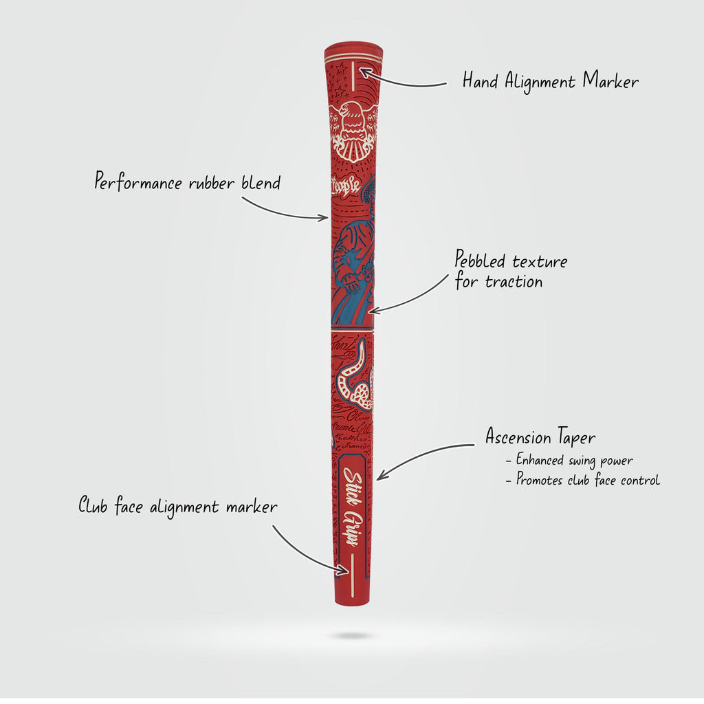 Stick Grips Patriot Golf Grip – Standard & Midsize