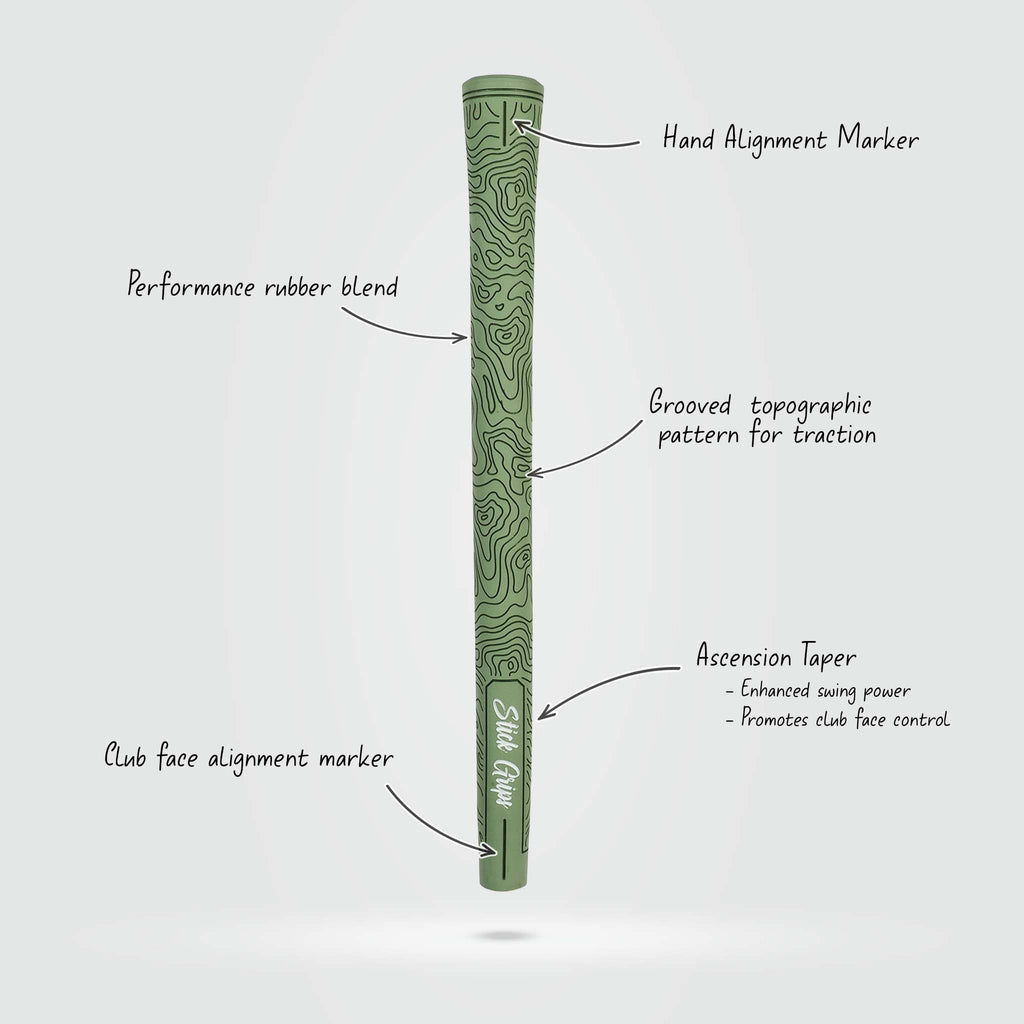 Stick Grips Topo Golf Grip – Standard & Midsize